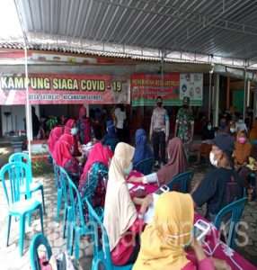 Danramil 16/Jatiroto : Walaupun Sudah Divaksin, Harus Tetap Disiplin Terapkan Protkes