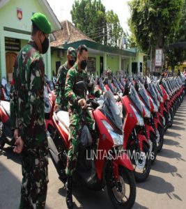 Dukung Kinerja dalam Pemulihan Covid 19, Pemkab Sukoharjo fasilitasi Sepeda Motor baru Kepada Babinsa