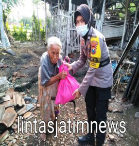 Bertugas Sebagai Bhabinkamtibmas, Polwan Peduli Janda Lansia