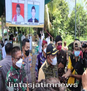 Pastikan Pilkades Lancar, Kapolres bersama Forkopimda Tinjau TPS