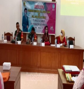 Kegiatan Sosialisasi PKBN Dan PAAR Sesuai Protkes, Serma Soeendro Hadir Berikan Wasbang