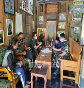 Kodim Sragen – Kunjungi  Ponpes, Danramil Gondang Komsos Dengan Tokoh Agama 