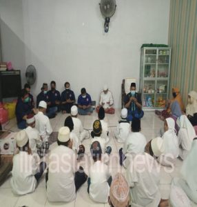 Lintasjatimnews bersama Anak yatim dan piatu berdoa untuk Keselamatan Bangsa Indonesia