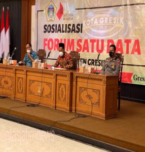 Kapolres Gresik Dukung Program Satu Data,Terealisasi Tahun 2022