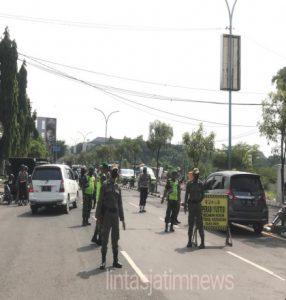 Tekan Penyebaran Covid-19, Polres Gresik Rutin Operasi Yustisi