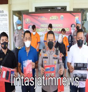 Sindikat Lintas Provinsi Pelaku Pencurian Modus Ganjal Mesin ATM, Diamankan Satreskrim Polresta Banyuwangi