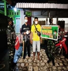 Anggota koramil Nguntoronadi Gelar Gakplin Protkes Malam Hari, Ini Tujuannya