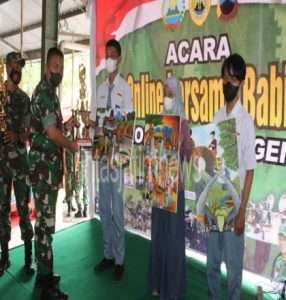 Hari ini acara go online Babinsa ditutup Oleh Dandim Sragen