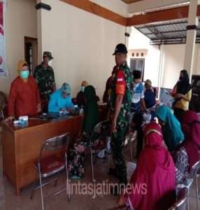 Kodim Sukoharjo kembali Gelar serbuan Vaksinasi Dosis ke 2 untuk Warga Weru