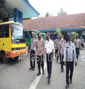 Kapolres Mojokerto Cek Terminal Kertajaya