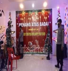 Jelang Natal Dan Tahun Baru, Koramil Dan Polsek Puhpelem Intensifkan Patroli Ke Gereja