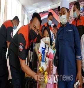 19 Tahun Mengabdi Untuk Negeri, Leting TTNT Polres Gresik Lakukan Baksos Kepada Anak Yatim Piatu