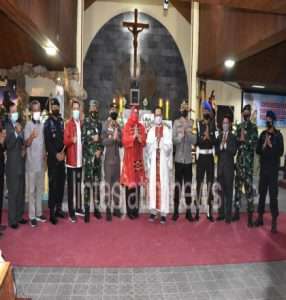Forkopimda Sragen Patroli Gereja, Pastikan Perayaan Natal Sesuai Prokes