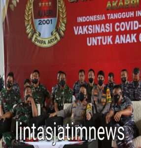 20 Tahun AKABRI 2001, Kapolda Jatim Gelar Vaksin Untuk Anak
