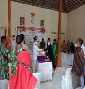 Danramil Gesi ucapkan selamat untuk Kasi pelayanan baru Desa Srawung