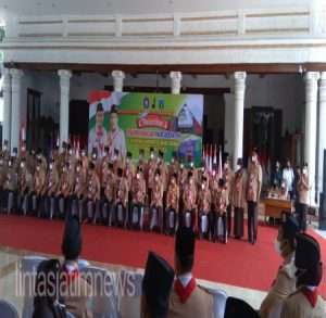 Ketua Kwarda Jatim Lantik Kepengurusan Pramuka Sidoarjo