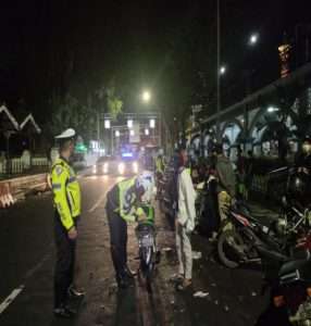 Resahkan Warga, Polres Gresik Amankan Motor Knalpot Brong