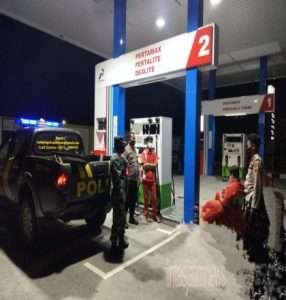 Pasca Natal dan Tahun Baru Koramil 20/Plupuh Bersama Polsek Rutin Gelar Patroli Malam