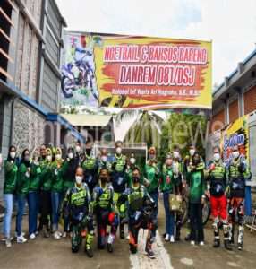 Ngetrail dan Baksos Bareng Danrem 081/DSJ di Trenggalek