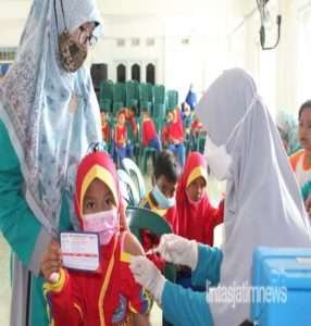 MIM 06 Al Amin Sukseskan Vaksinasi Anak