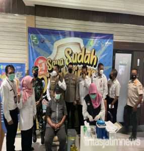 Kapolres Gresik Siap Kawal Vaksinasi Dosis Ketiga