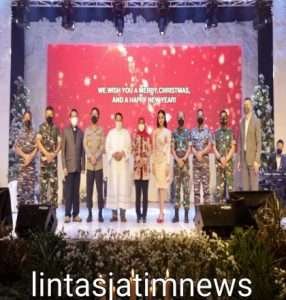 Perkuat Toleransi beragama di Jatim, Forkopimda Gelar Perayaan Natal Bersama TNI-POLRI-ASN dan Masyarakat