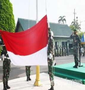 Pimpin Upacara Bendera, Danrem 081/DSJ Bacakan Amanat Kasad Jenderal Dudung Abdurachman