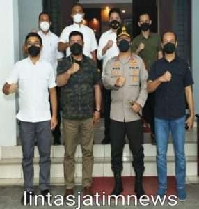 Obrolan Hangat Kapolda Jatim dengan Kabinda Jatim, Tingkatkan Sinergitas untuk Jatim yang kondusif