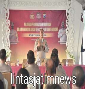 Polres Lamongan Gelar Pelatihan Peningkatan Kemampuan Penanggulangan Bencana  dan Terorisme serta Radikalisme