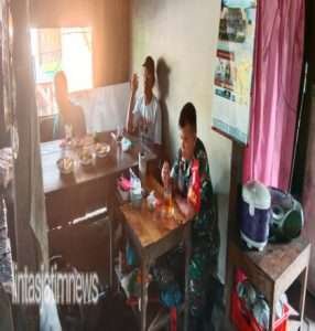 Terus jaga hubungan baik, Babinsa laksanakan komsos dengan warga binaan