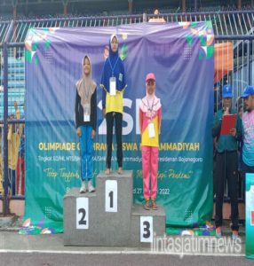 Siswa MIM Morocolan Sabet Juara Tiga Lompat Jauh Putri O2SM