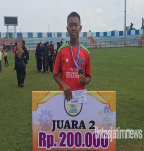 Siswa MAM 9 Lamongan Sabet Juara Dua O2SM Cabor Lari 500 Meter Tingkat SMA