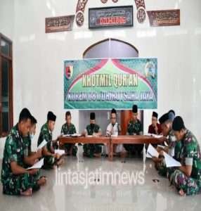 Tingkatkan Iman dan Taqwa, Korem 081/DSJ Gelar Program Khataman Al Qur’an