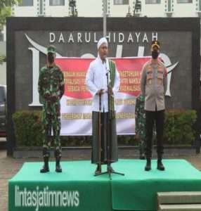 Dandim, Kapolres, Kemenag Kab Skh dan PMII, Buka Kegiatan Wasbang, Pengetahuan Hukum serta penguatan keagamaan di Ponpes Daarul Hidayah