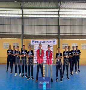 Tim Futsal Al Mizan Tidak Terkalahkan Di Turnamen Pantura Futsal Champions Junior High School 2022