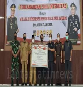 Pertahankan WBK Menuju WBBM, Polres Blitar Kota Maksimalkan Pelayanan Masyarakat Dengan Optimalkan Peran Bhabinkamtibmas