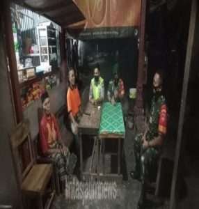 Babinsa dan Bhabinkamtibmas Kepuhsari Ajak Warga Selalu Disiplin Terapkan Protkes