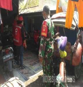 Kepedulian Babinsa dan Bhabinkamtibmas Dalam mencegah Penyebaran Corono