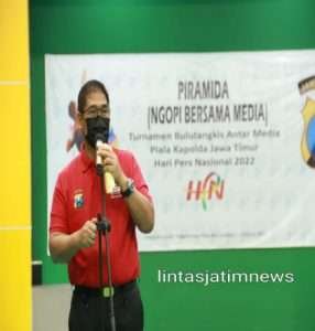 Peringati HPN 2022, Polda Jatim Gelar Turnamen Bulu Tangkis Piala Kapolda Jatim