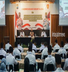 Polda Jatim Laksanakan Rakernis Bidang Hukum