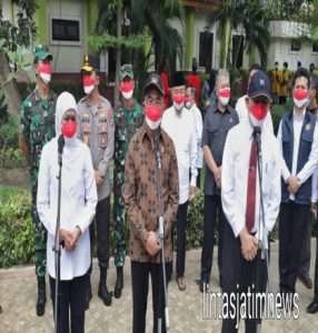 Menko PMK bersama Forkopimda Jatim Hadiri Pencanangan Uji Klinis Fase 1 Vaksin Merah Putih di RSUD Dr Soetomo Surabaya