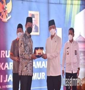 Kapolres Lamongan Dampingi Kepala BNPT  Resmikan RUSUN Yayasan Lingkar Perdamian