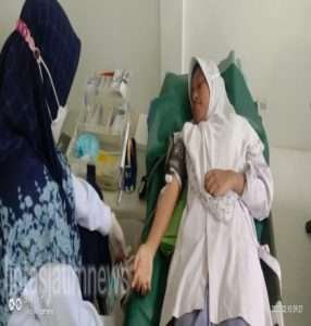 Yayasan Al Amin Tunggul bersama PMI Lamongan adakan Donor Darah untuk membantu menjaga ketersediaan darah di wilayah Lamongan