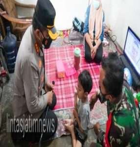 Bocah Gastroschisis dibesuk Kapolresta Sidoarjo di Tanggulangin