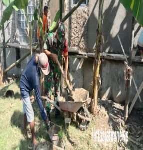 Gotong Royong wujud kemanunggalan TNI-RAKYAT