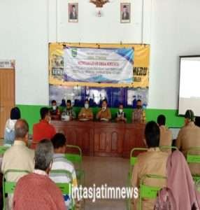 Babinsa Koramil 0806/08 Karangan Hadiri Musyawarah Validasi Penerima BLT-DD Tahun 2022