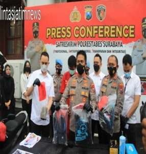 Polrestabes Surabaya Akhirnya Berhasil Ungkap Kasus Pembunuhan Pemilik Toko Kelontong di Surabaya