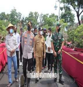 Dandim dan Kapolres Dampingi Bupati Tulungagung Buka Kontes Bonsai Nasional 2022