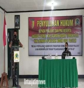 Minimalisir Pelanggaran, Kodim 0801/Pacitan Gelar Penyuluhan Hukum