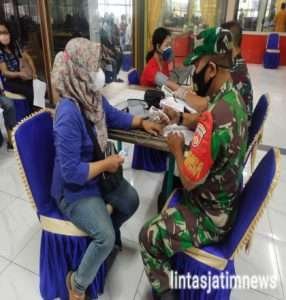 Kodim 0726/Sukoharjo gelar Vaksinasi Booster untuk warga Mojolaban, dosis ke 2 bagi anak usia 6 s.d 11 tahun